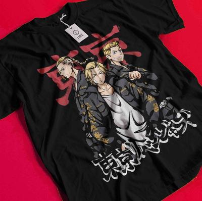Tokyo Revengers T-Shirt Manjiro Sano Shirt Takemichi Hanagaki Tshirt Ken Hakkai BB1162