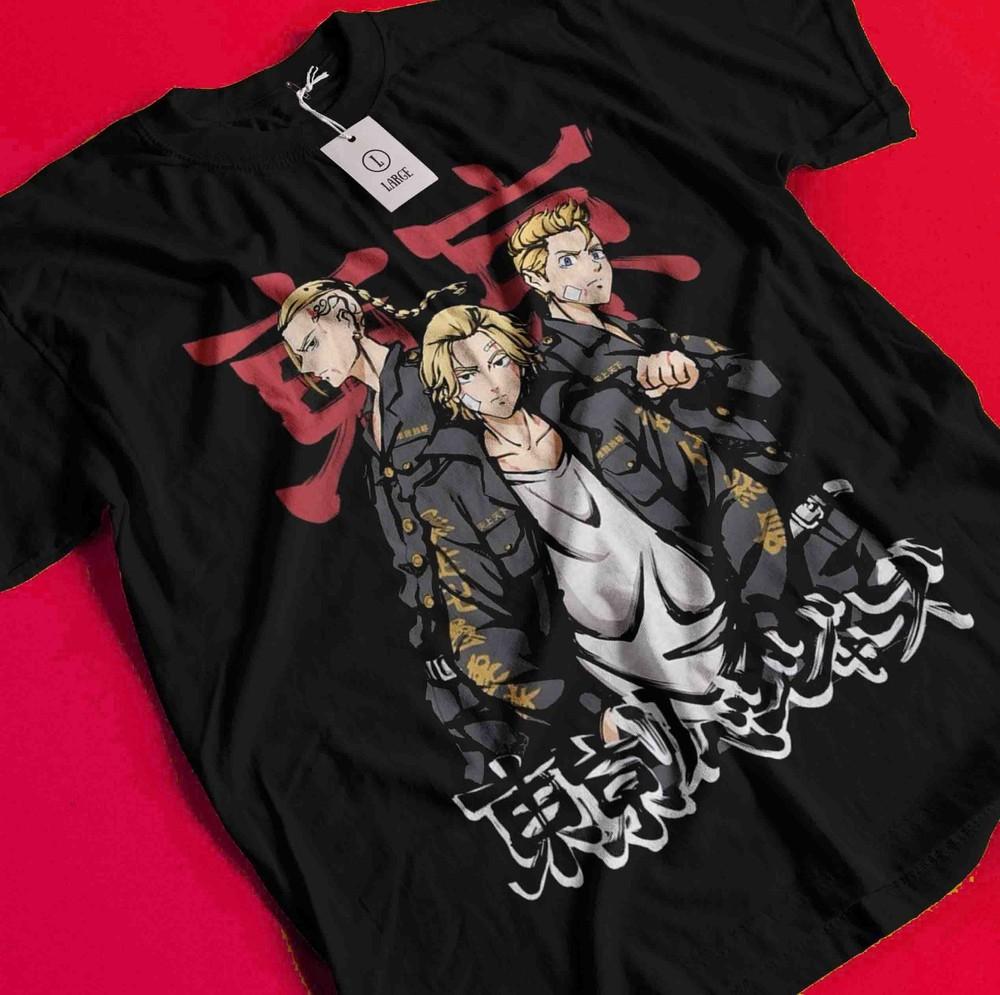 

Tokyo Revengers T-Shirt Manjiro Sano Shirt Takemichi Hanagaki Tshirt Ken Hakkai BB1162 L