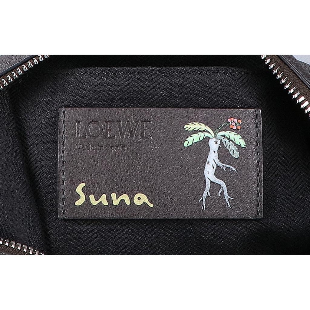 Loewe Torebka crossbody XSuna Fujita Cuby Mandragora Mała torba na ramię grafitowa Używana