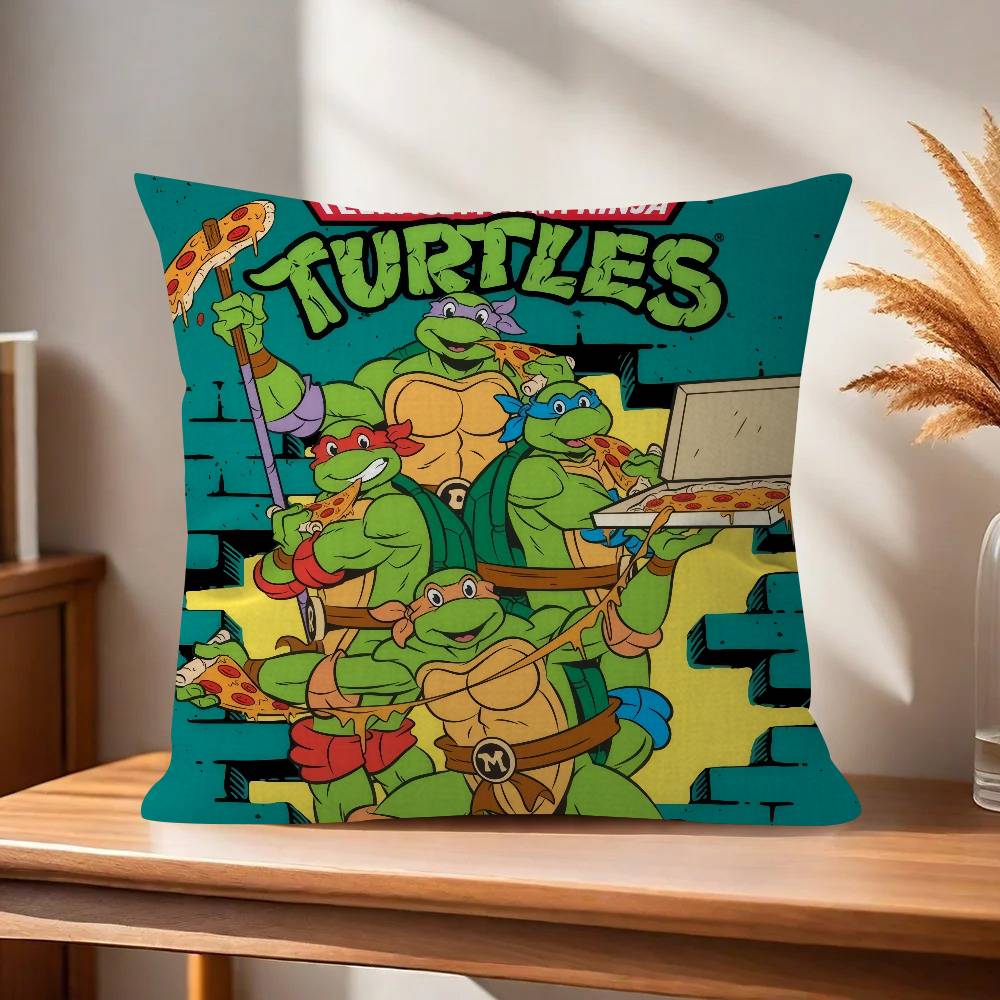 N-Ninja Movie T-Turtles  Pillow Cover for Bedroom Room and Living Room Sofa Decorative Cushion Cover
