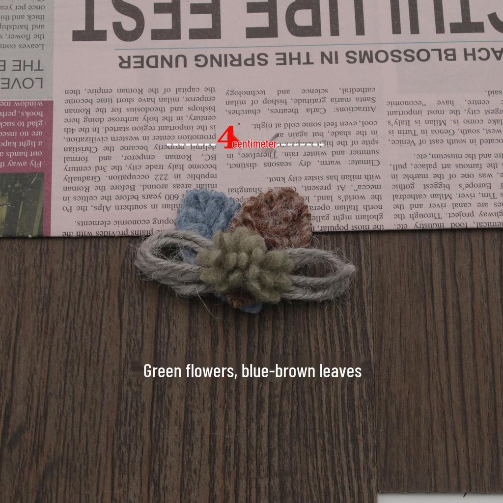 Handmade 4cm Fabric Flower Bow for Headwear, Clothing, Shoes, Bags, and Brooch Accessories