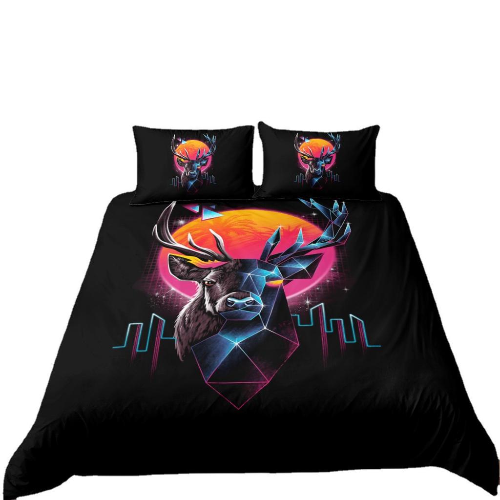 Fashion Technology Printing, 3D Digital Printing, Bedding, Duvet Covers, Pillowcases, Three-piece Sets