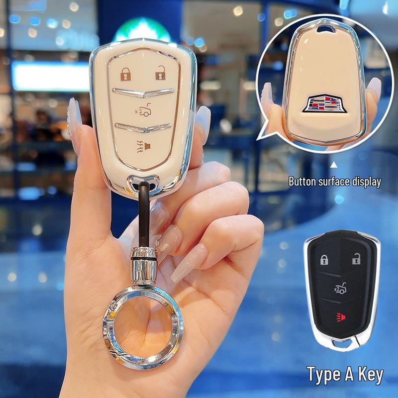 Cadillac Schlüsseletui für XT4, XT5, CT5, CT6, CT4, ATSL und GT4 - Speziell für Frauen entwickelt