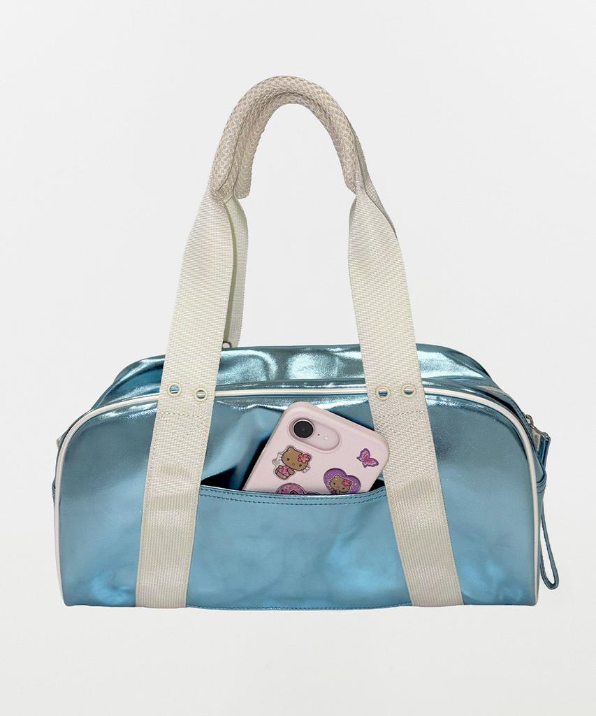 Sculptor Npc Metallic Bag Aqua Blue