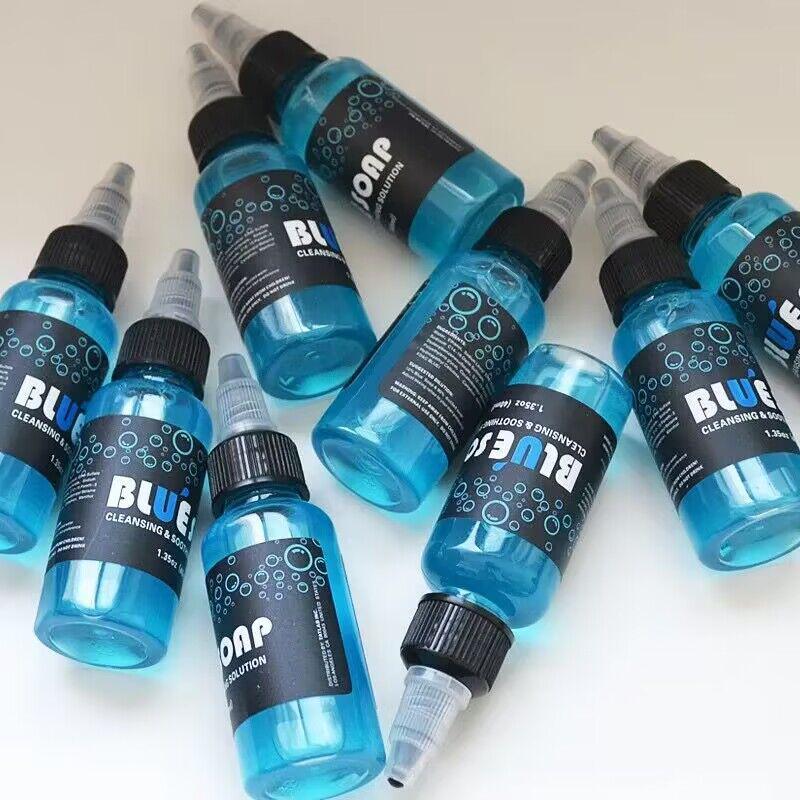 Blue Algae Tattoo Soap: High-Concentration Practice Cleaning Solution.