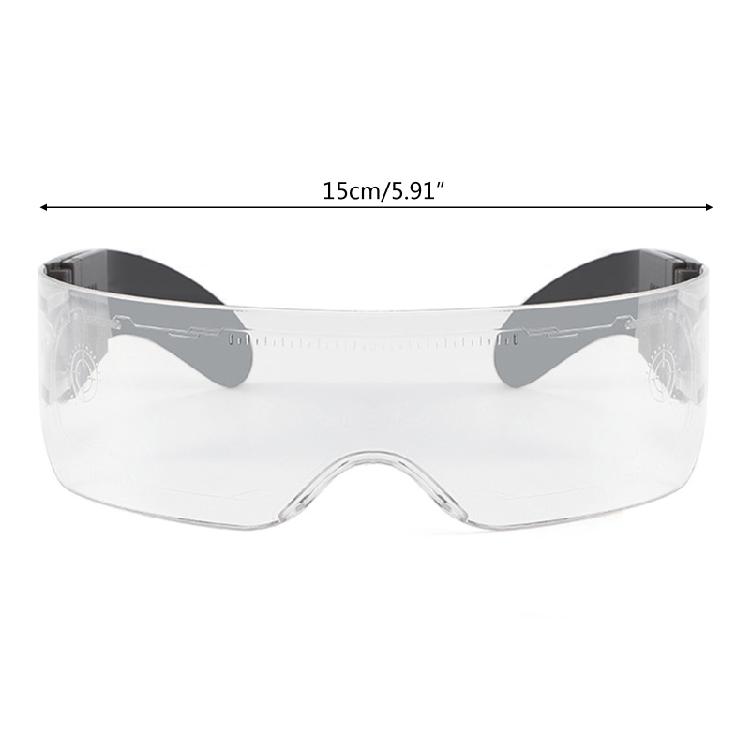Chemion LED Visor Rave Glasses for Men Cosplay Festivals Halloween Bars Clubs
