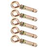 5pcs Expansion Bolts Heavy Duty Anchor Fastener Eye Bolts for Concrete Wall 11x1.6cm