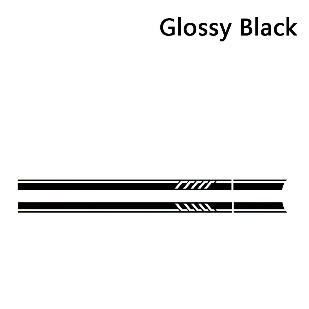 Car Side Door Stripe Sport Racing C63 Style Decal Long Sticker for Mercedes Benz GLC Class X253 Coupe C253 AMG Accessories