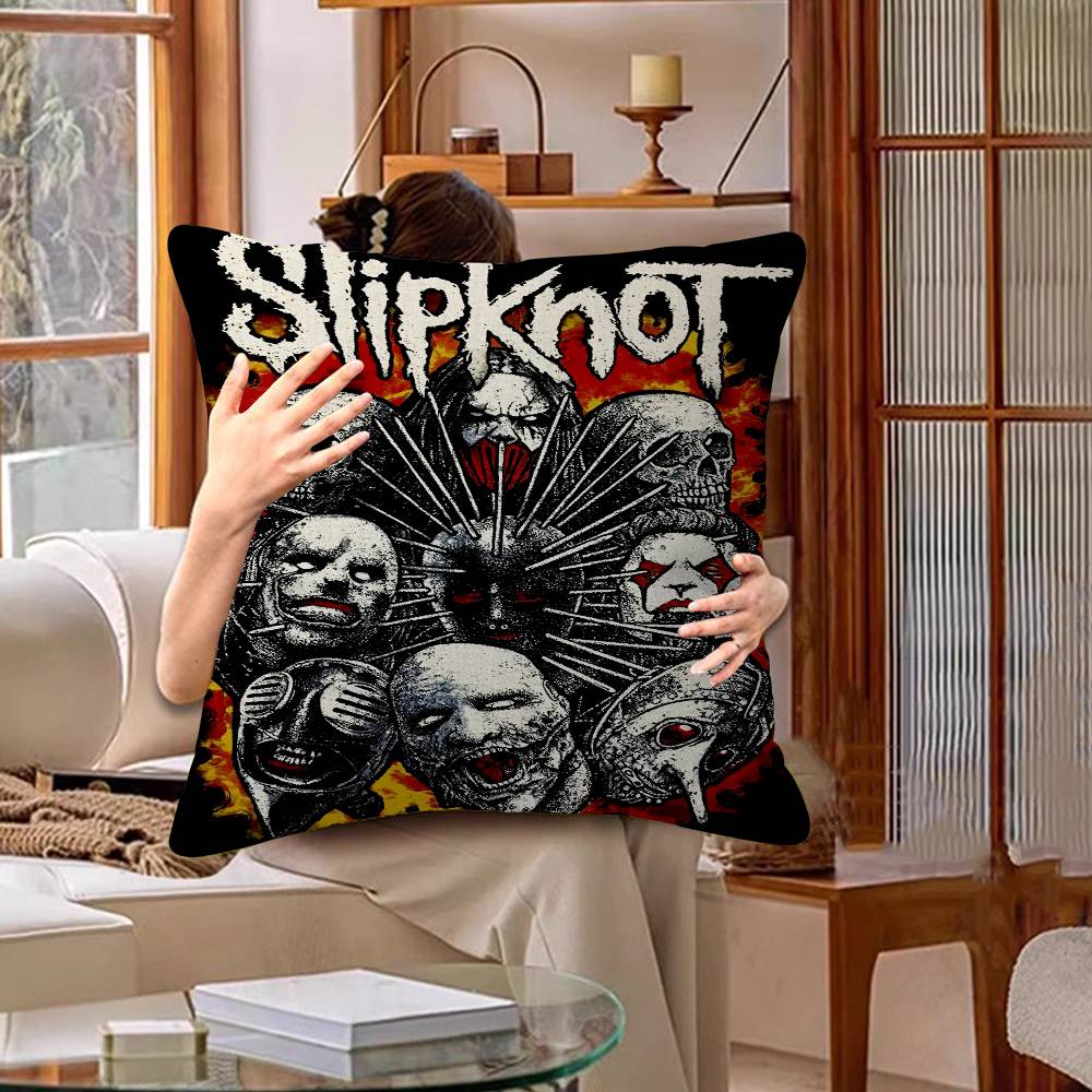 

Pop Band SSlipknot Album pillow cover sofa cushion cover home room decoration children gift 30X30cm
