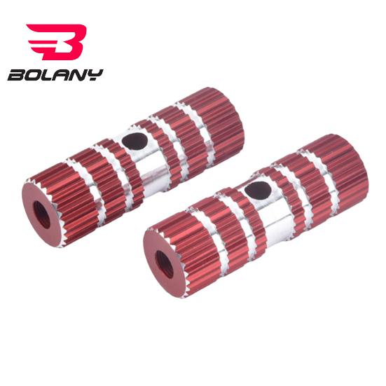 

1 пара противоскользящих канавок, прочные несущие, высокой твердости, задние велосипедные педали, алюминиевые подножки, подножки, аксессуары для велосипеда красный