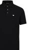 Emporio Armani Ss23 Solid Color Logo Print Straight Casual Short Sleeve Polo Shirt Men Polo Shirts Black 3R1F67-1JCYZ-0093