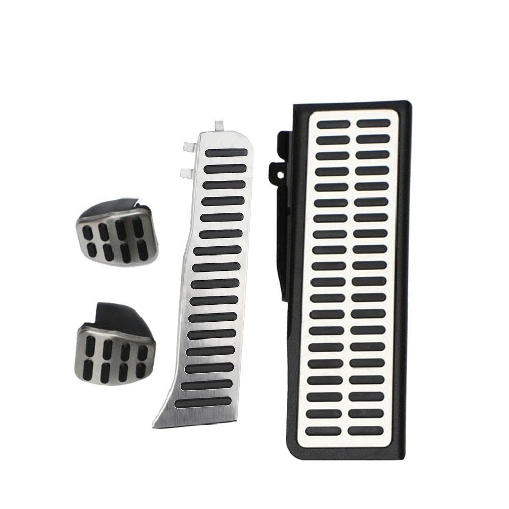 Car Pedal Cover for Volkswagen VW Tiguan MK1 5N 2009 - 2014 2015 2016 LHD Gas Brake Pedals Rest Pedal Pad Protector Accessories