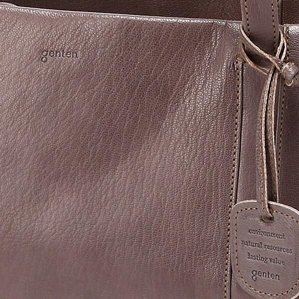 [Genten] Horizontale Tragetasche, Ziege Basic, Cha