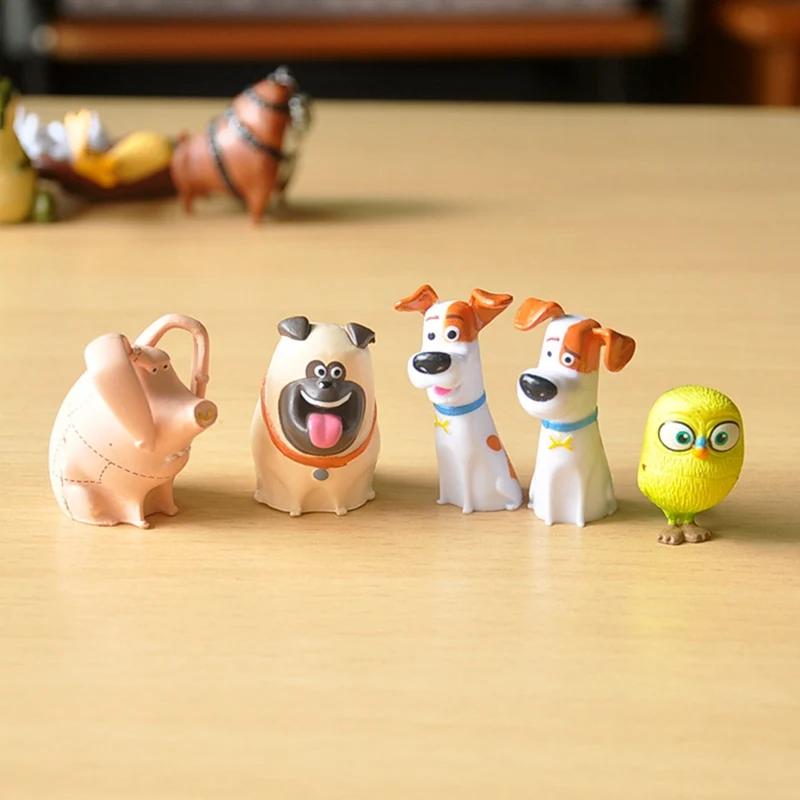 New 14Pcs/Set Secret Pets Pvc Rabbit Snowball Gidget Mel Dog Max Duke Cat Action Figure Toys Christmas Gift Toy