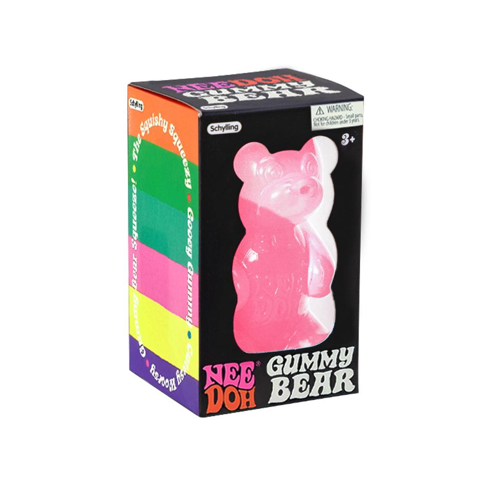 Schylling Needoh Orso Squishy Giocattolo Fidget Sollievo dallo Stress Ansia Migliora la Concentrazione Ornamento da Scrivania Regalo di Compleanno