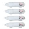 4 Pz Luce LED Esca da Pesca Luce Esca Subacquea Impermeabile Luce Esche Bianca con Scatola