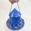 Poultry Anti-Scatter & Splash Automatic Feeder/Dispenser for Chickens, Ducks, Geese, and Quails