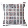 45x45cm Blue Geometric Pillowcase Living Room Sofa Office Seat Lumbar Cushion  Cover Home Decor Throw