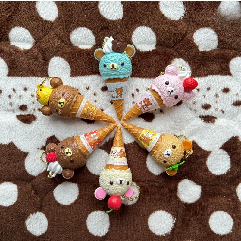 Jucărie Capsulă Kawaii Drăguță de Anime Cutie Surpriză Lanț cu Mărgele Ursuleț Înghețată Pandantiv Agățat Geantă Păpușă Model Decorațiune Cadou pentru Copii