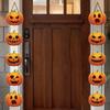 Multiple Style Halloween Pumpkin Door Hanging Sign Paper Halloween Hanging Banner  Haunted House