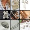 1320Pcs Pearl Beads for Jewelry Making 4/6/8/10mm Round Pearls for Bracelets Making Kit for Bracelet Necklace DIY Decoration