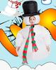 Adult Christmas Santa Claus and Snowman Inflatable Costume with Accessories
