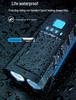 Multifunctional USB Rechargeable Solar Bicycle Headlight & Speaker