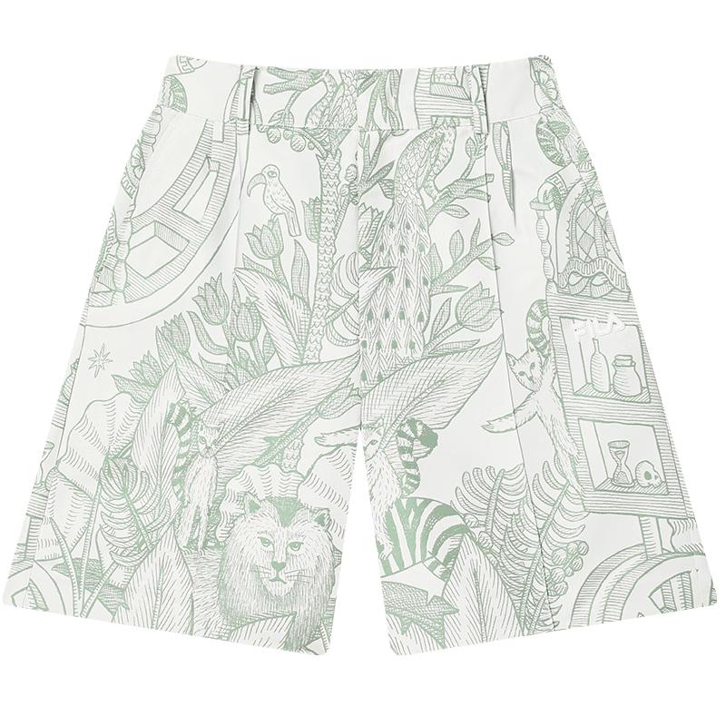FILA Women s Printed Casual Shorts S