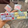 12 Keys 12 Keys Keyboard Keychain Pressable Keys Keyboard Clicker Keyring  Novelty Gift
