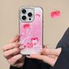Applicable to iPhone16 mobile phone case Korean Apple Kitten Apple 15 anti-drop electroplating water condensation 13 niche advanced 14