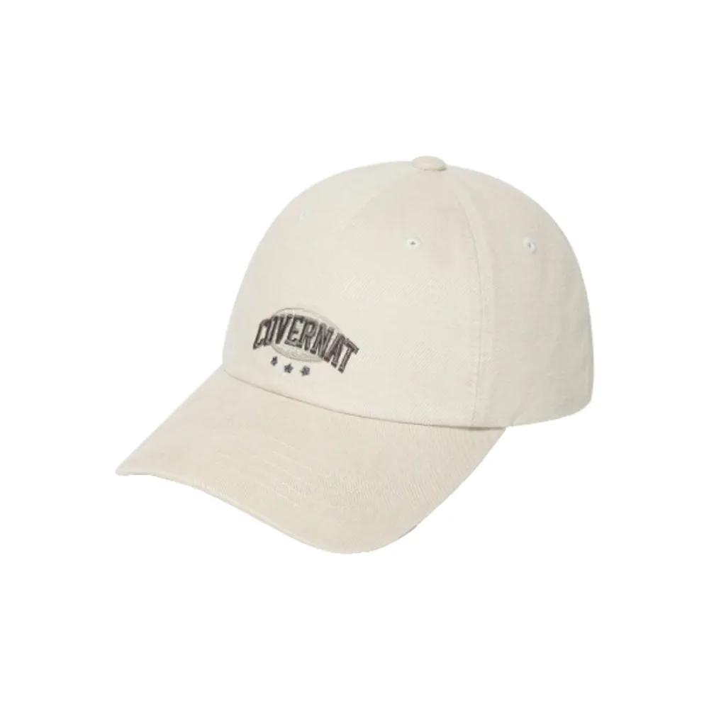 Ball Cap Standard Fit Arch Logo Vintage Artwork Beige 320388 F