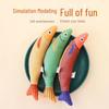 Cat Fish Plush Toy - Bite-Resistant, Self-Play, Teething Relief, Durable Simulation for Kittens