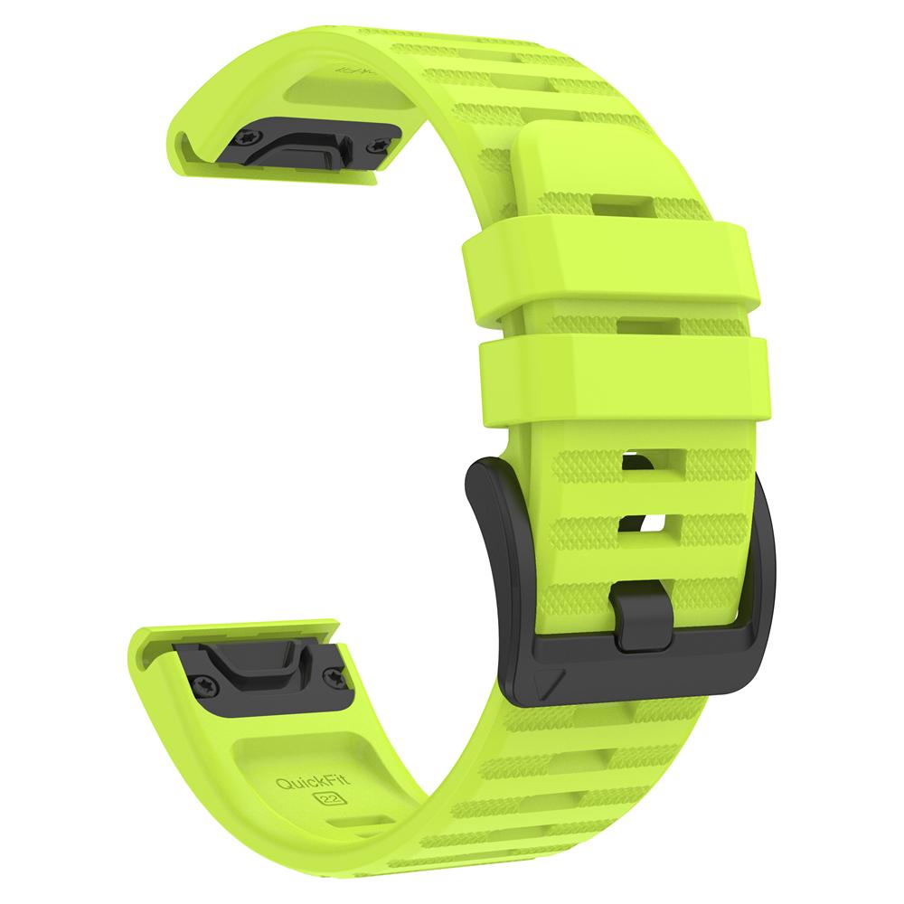 22 26mm Silicone Strap For Garmin Quatix 8/Tactix 8 7Pro/Fenix5 5x Puls 7 7x 6 6x 8 Pro 47mm 51mm/D2 Bravo Quick Fit Sports Band