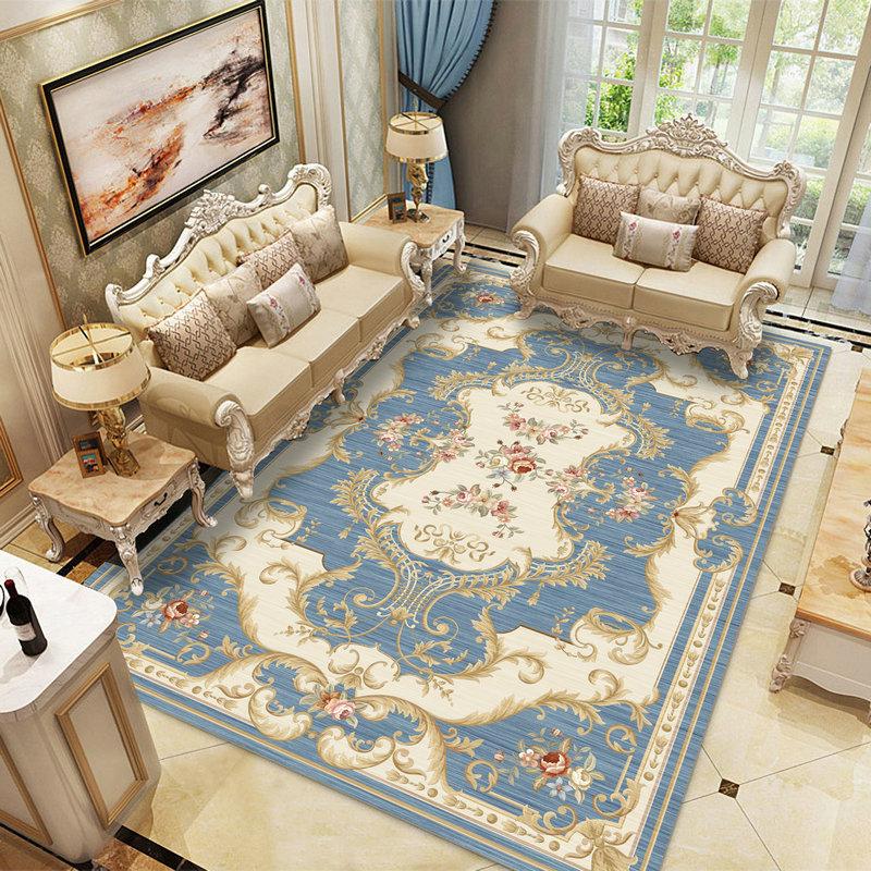 European Style Living Room Carpet Coffee Table Floor Mat Bedroom Bedside Carpet