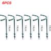 2/4/6PCS Plastic Plant Support Pile Frame Greenhouse Arrangement Semicircle Fixed Rod Indoor Flower Plant Vine Climbing Bracket