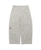Bieseulaebis Barrel Leg Logo Patch Pants Brown