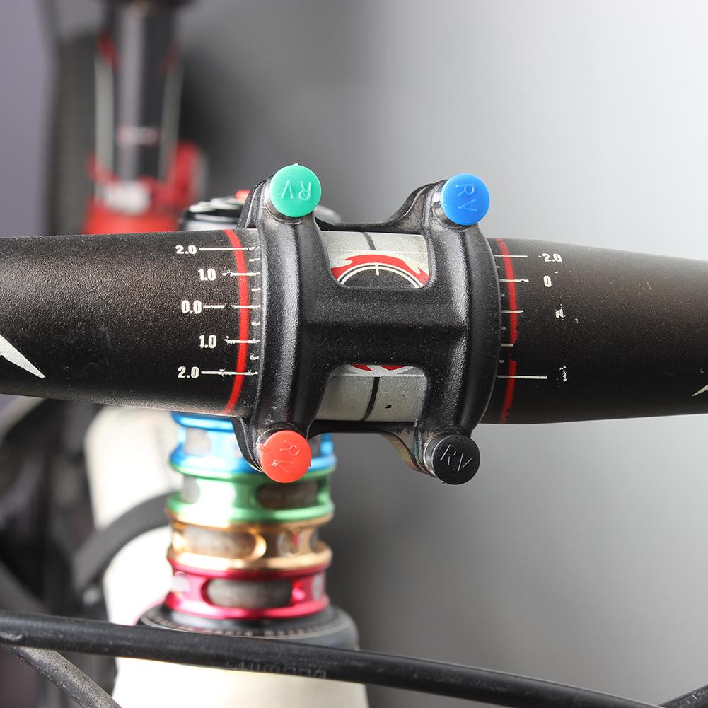 10pcs MTB Bicycle Headset Cover Stem Screw Cap Mountain Road Foldable Bike M5 M6 Hexagon Screws Caps Cycling Accessories