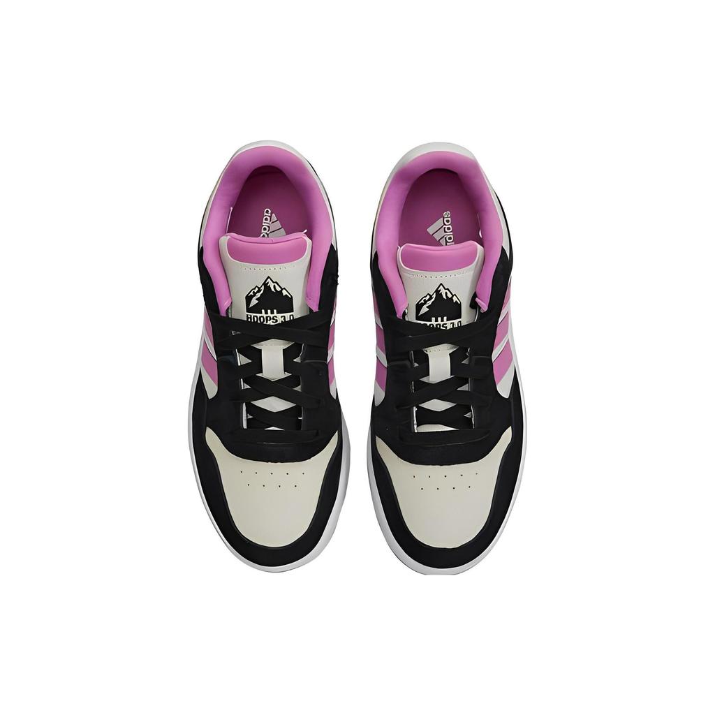 (WMNS) adidas Hoops 3.0 Lifestyle Shoes 'Black White Pink' Women's HP6907