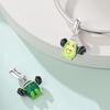 2026 Fruit Avocado Pear Raspberry Apple Charm Charm Bead Jewelry with Bracelet 925 Silver