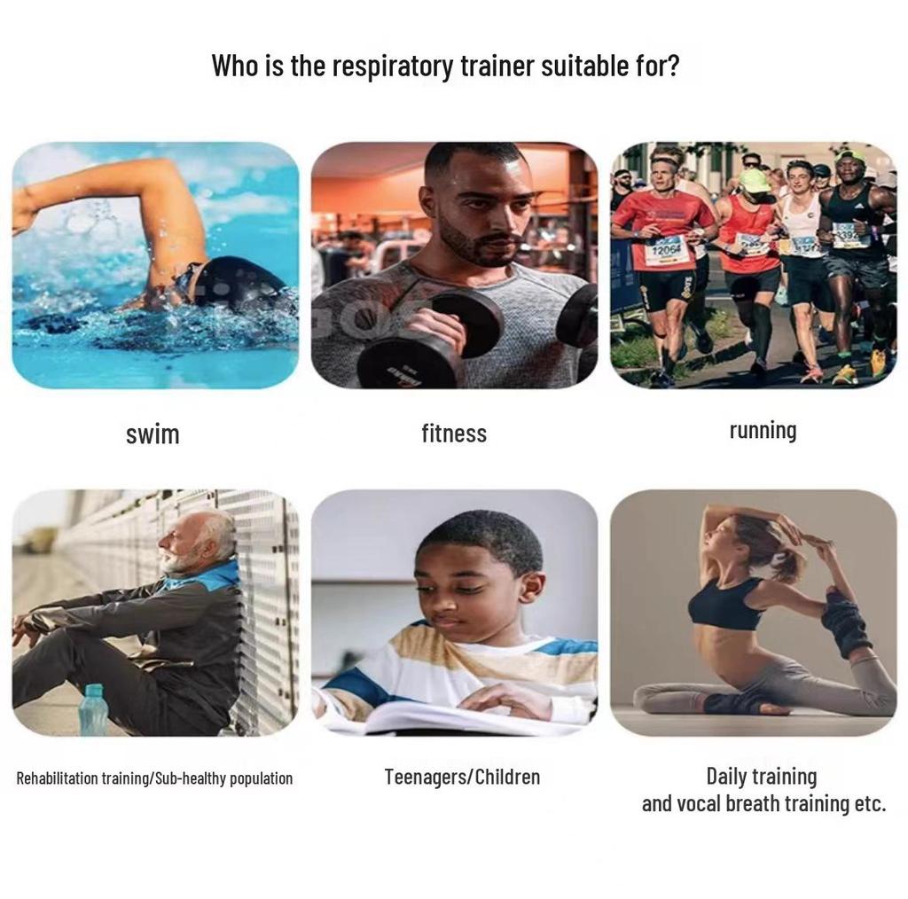 Portable Cross-Border Breathing Trainer: Adjustable Resistance for Lung and Abdominal Exercise