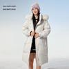 Snow Flying Women's 2025 Mid-length Detachable Fox Fur Hooded Down Jacket
