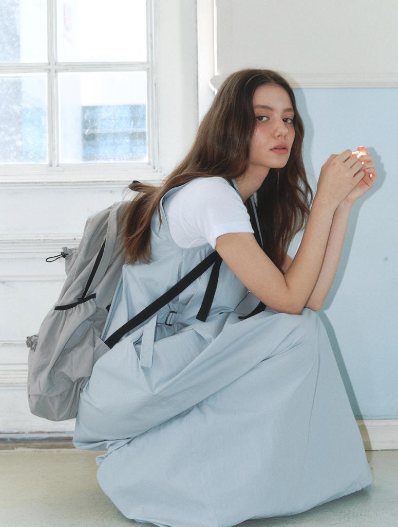 Cluny String Lace Backpack - Gray
