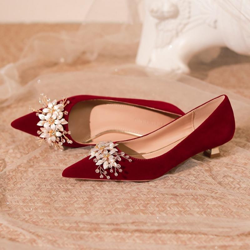 2025 New Women High Heel Shoes Causal Wedding Versatile Comfortable Ladies Dress Pumps Luxury Woman Performance Mary Jane Shoes