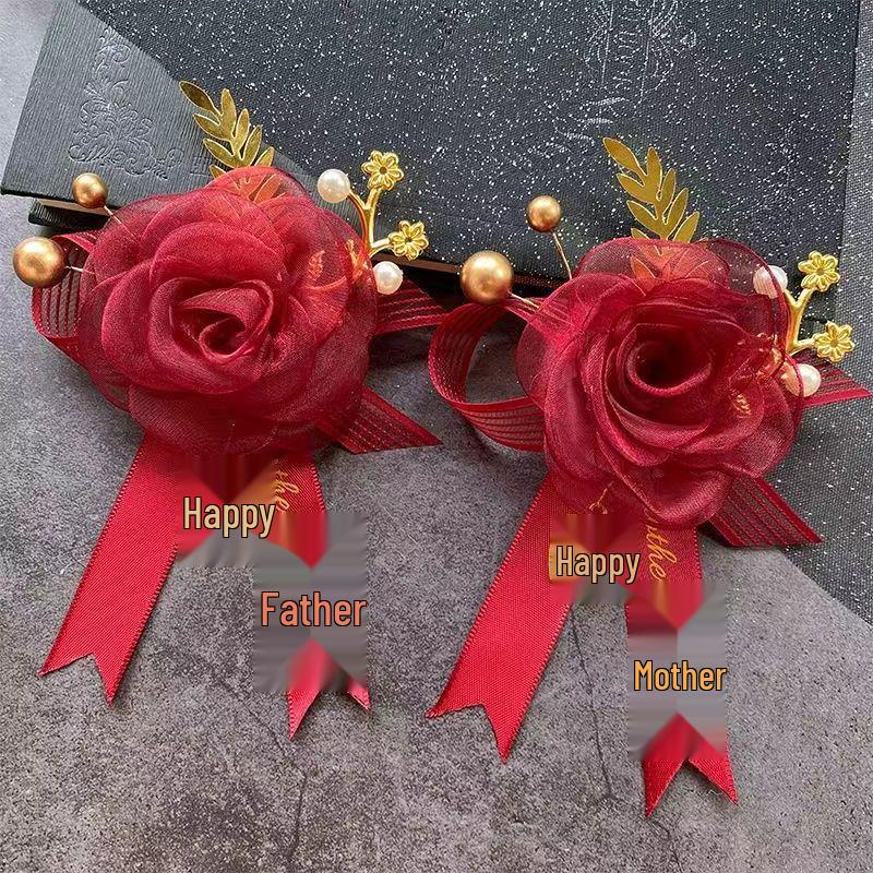 Hochwertige Anstecknadeln für Brautjungfern, Trauzeugen & Eltern - Eleganter Hochzeitsschmuck