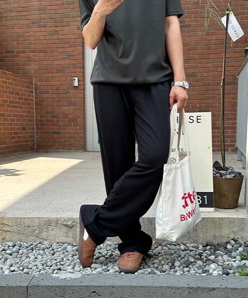 BYMONO [Plus Size 32-42] Mono Real Long Wide Elastic Waist Pants