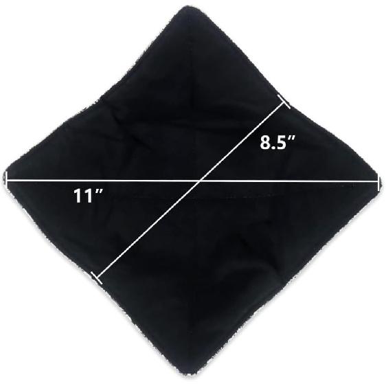 2 Pcs Microwave Safe Hot Bowl Holder Potholders - Keep Hands Cool and Food Warm - Multipurpose Bowl Cozy for Soup Rice Pasta(Black)