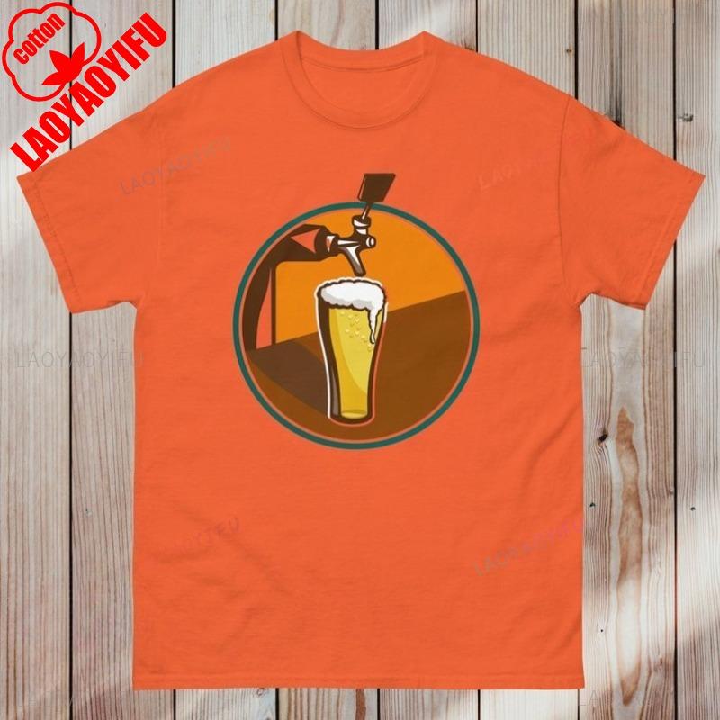 Craft Beer TShirt Cotton Short Sleeve Summer Casual Draft Enthusiast Comfy Oneck Tee Custom Made Unisex Gift for Men Women