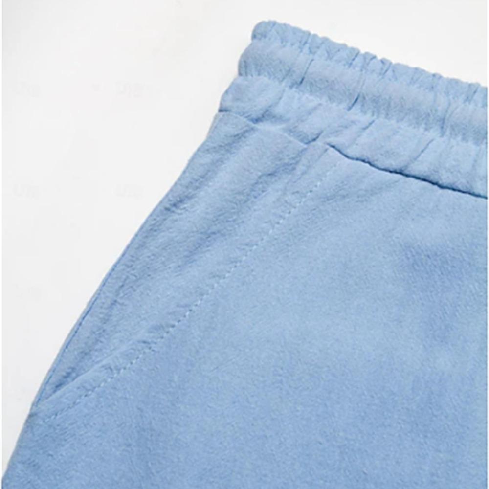 Summer men's outdoor beach casual multi-pocket solid color shorts Stylish men's holiday beach shorts