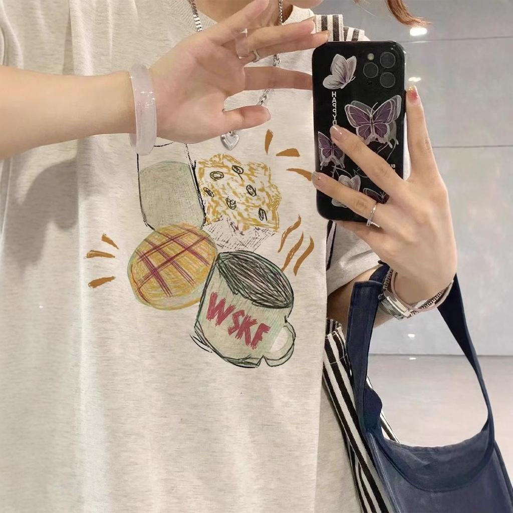 Vintage American Retro Women’s Oversized Cotton T-Shirt, Summer 2025 Collection