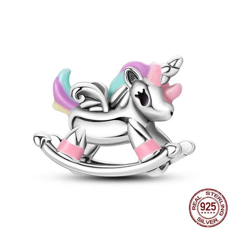 Fit Charms Fororiginal Bracelets And 3Mm Bracelets Cat Pendant Under The Mooncopper Jewelry Making For Women Gift